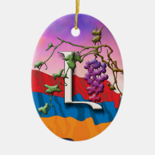 Ornement de "Lyun" d'initiales d'alphabet arménien