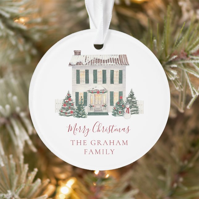 Ornement de maison pour les fêtes (House Holiday Ornament
)