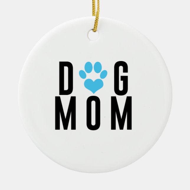 Ornement de maman de chien de SoulPaws (Devant)