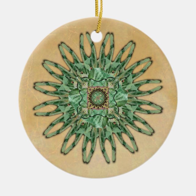 Ornement de mandala de mite de Luna (Devant)