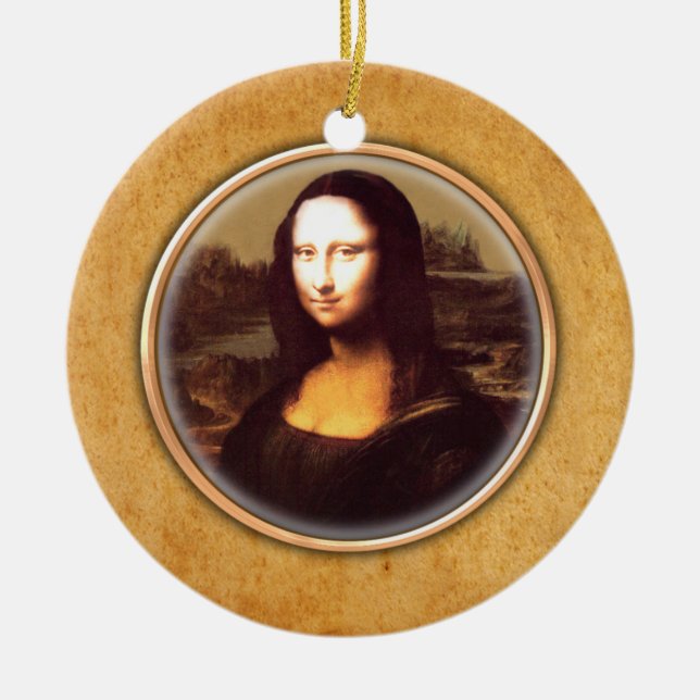 Ornement de Mona Lisa de Léonard de Vinci (Devant)
