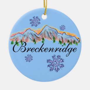 Ornement de montagne de Breckenridge le Colorado
