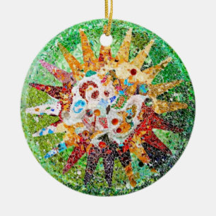 Ornement de mosaïque de Gaudi