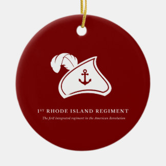 Ornement de Noël — 1er régiment de Rhode Island