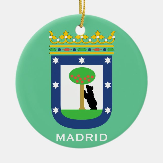 Ornement de Noël à Madrid (Devant)