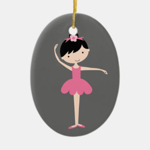 Ornement de Noël Ballerina personnalisé