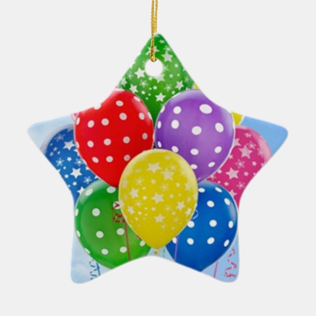 ornement de noël ballons à gogo (Devant)