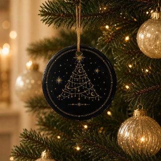 Ornement de Noël céleste personnalisé pour la fami