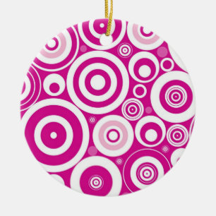 Ornement de Noël Cercles Rétro