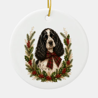 Ornement de Noël Chien de race Cocker Spaniel Part