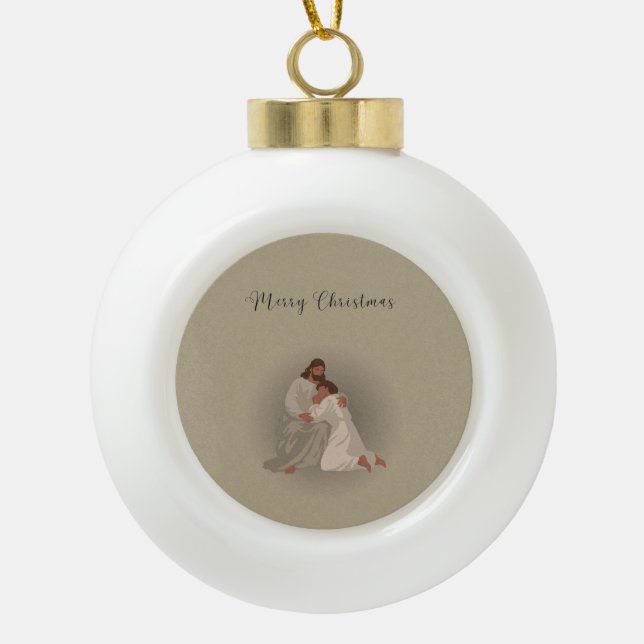 Ornement de Noël chrétien  (Devant)