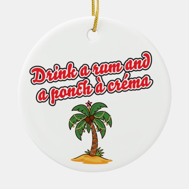 Ornement de Noël classique Trini (Devant)