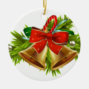 Ornement de Noël-cloches en céramique