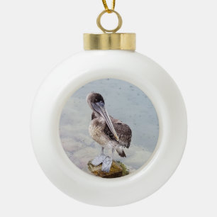 Ornement de Noël côtier au pélican – Oiseau de pla