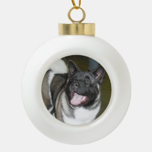 Ornement de Noël d'Akita