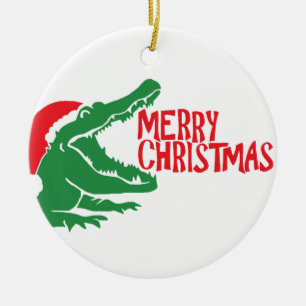 Ornement de Noël d'alligator