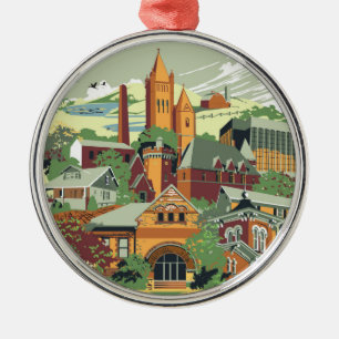 Ornement de Noël d'architecture de Jamestown