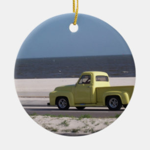 Ornement de Noël de camion antique