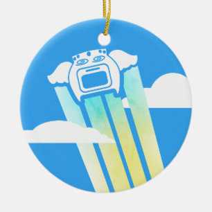 Ornement de Noël de chef de héros de cuisine de