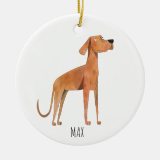 Ornement de Noël de chien