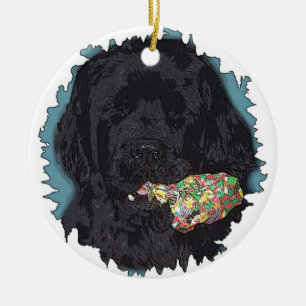 Ornement de Noël de chien de Newfoundlad je ne