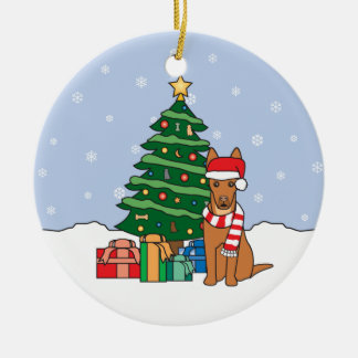Ornement de Noël de chien de pharaon