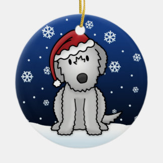 Ornement de Noël de chien-loup irlandais de bande
