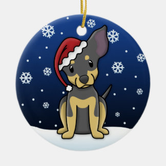 Ornement de Noël de chiwawa de BT de bande