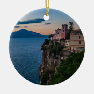 Ornement de Noël de côte d'Amalfi