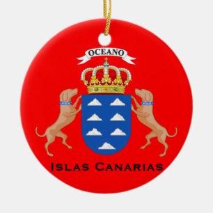 Ornement de Noël de Cutom des Îles Canaries