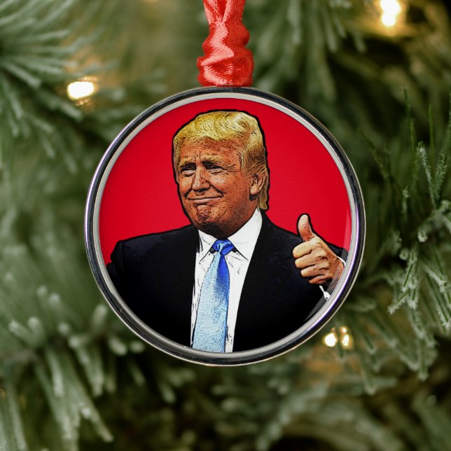 Ornement de Noël de DONALD TRUMP 2024 (Arbre)
