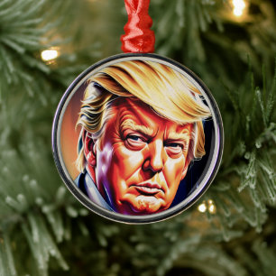 Ornement de Noël de DONALD TRUMP ART
