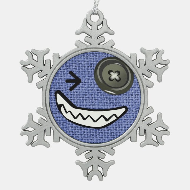 Ornement de Noël de flocon de neige de Bennettron (Devant)