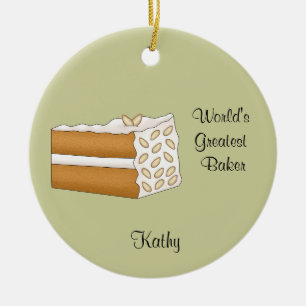 Ornement de Noël de gâteau aux amandes