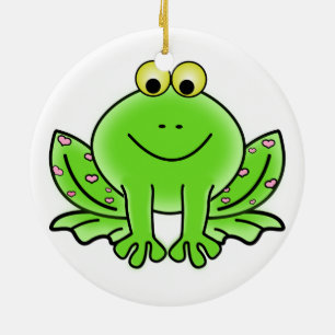 Ornement de Noël de grenouille