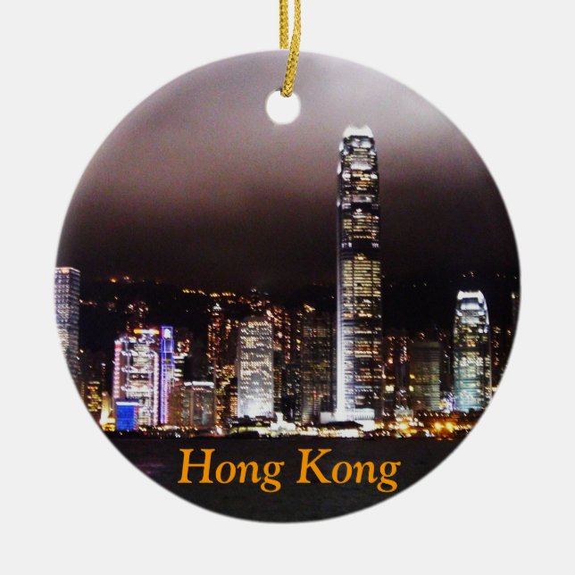 Ornement de Noël de Hong Kong (Devant)