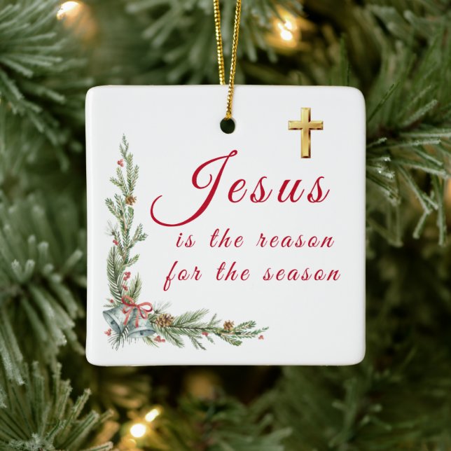 Ornement de Noël de Jésus (Arbre)