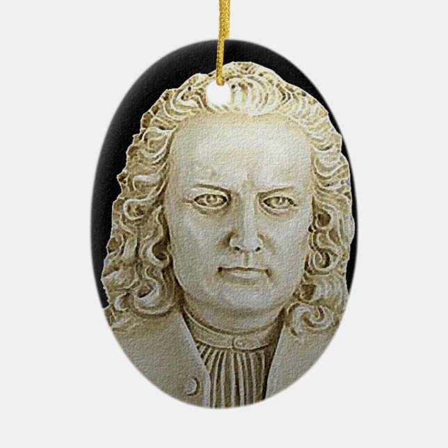 Ornement de Noël de Johann Sebastian Bach (Devant)