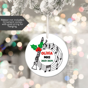 Ornement de Noël de la bande Marching Clarinet