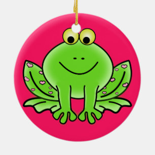 Ornement de Noël de la grenouille