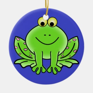 Ornement de Noël de la grenouille