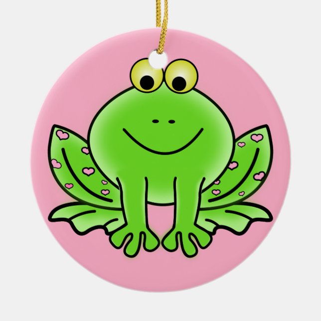 Ornement de Noël de la grenouille (Devant)