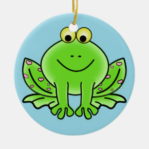 Ornement de Noël de la grenouille