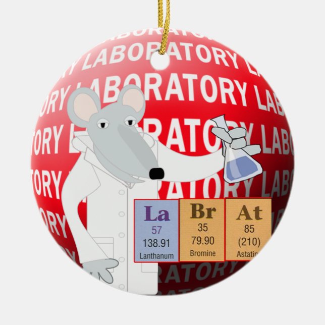 ORNEMENT DE NOËL DE LABORATOIRE DE MED TECH (Devant)