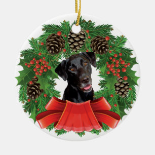 Ornement de Noël de labrador retriever