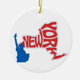 Ornement de Noël de l'État de New York