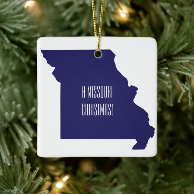 Ornement de Noël de l'État du Missouri (Arbre)