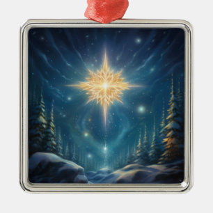 Ornement de Noël de l'étoile magique du Nord