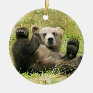 Ornement de Noël de l'ours Brown