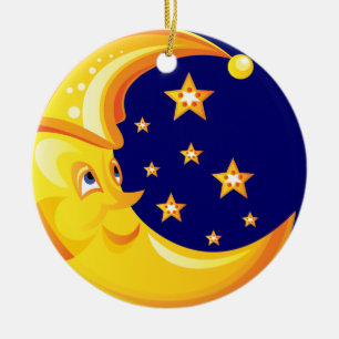 Ornement de Noël de lune